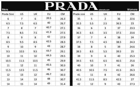 prada size chart men|prada women's flats.